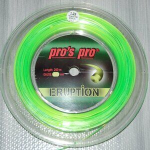 PRO'S PRO Eruption Co-polyester Tennis String Reel 660 F 200 M Gauge 1.24 mm